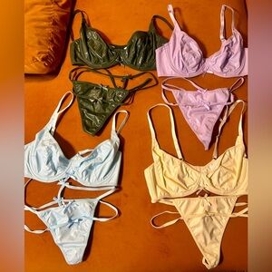 SHEIN bra and thong set bundle